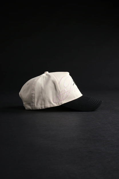 Civil - F*ck Off 5 Panel Strapback Hat in Black/Butter