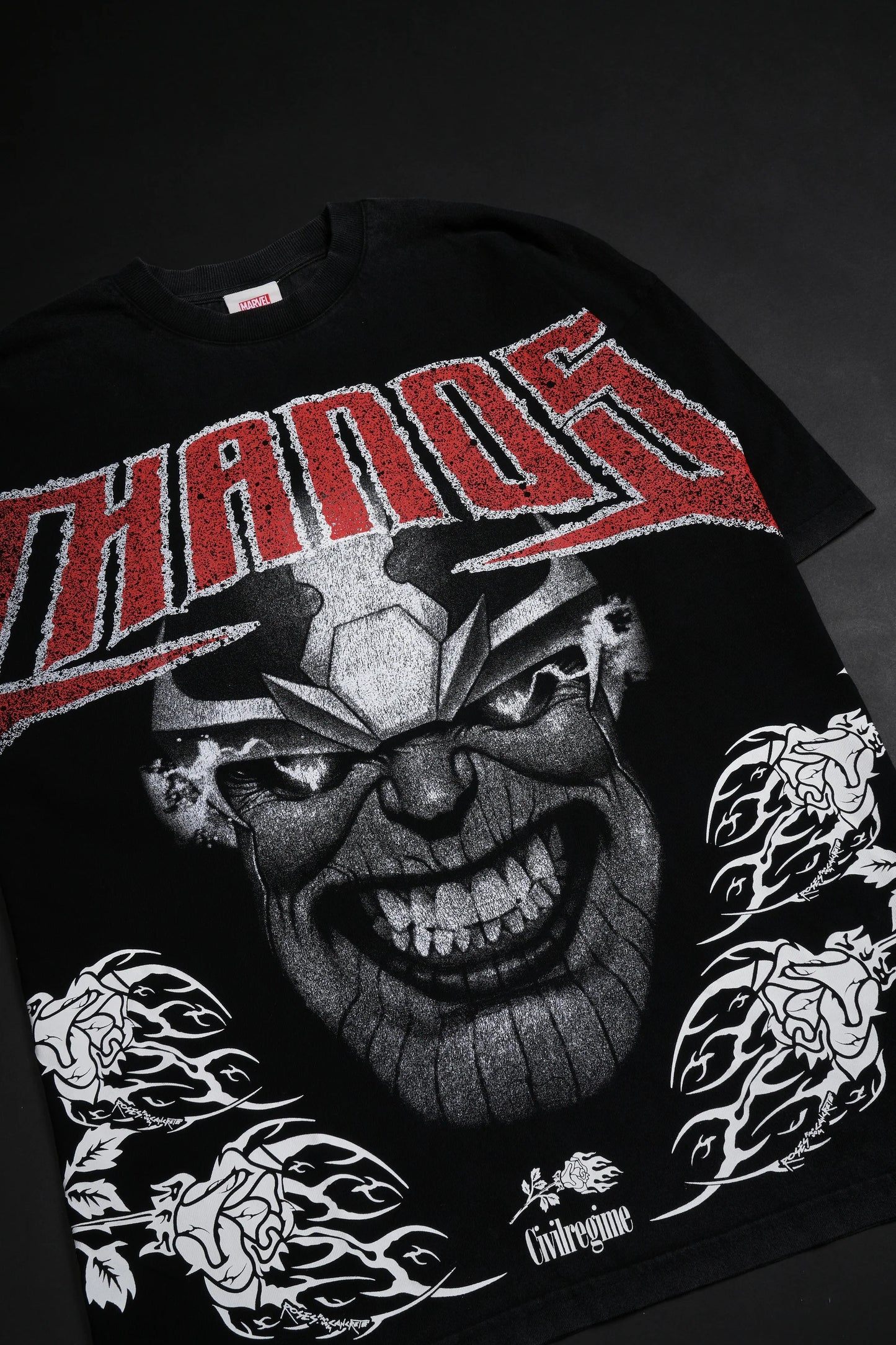 Thanos American Classic Oversized Tee in Vintage Black