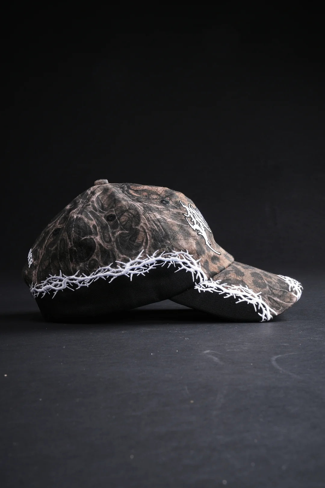 Infected Strapback Hat | Cyber Leopard/Black