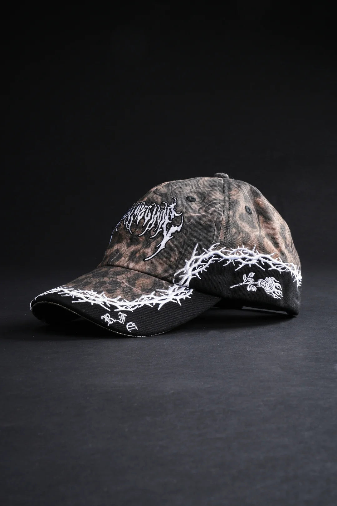 Infected Strapback Hat | Cyber Leopard/Black