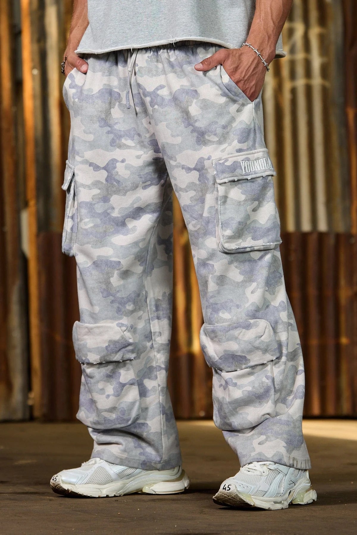 2033 - Heritage Camo Cargo Sweats | OG Desert Camo