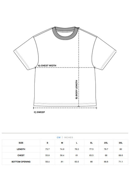 DS - Our Reason "Premium" Oversized Tee in Nightshade