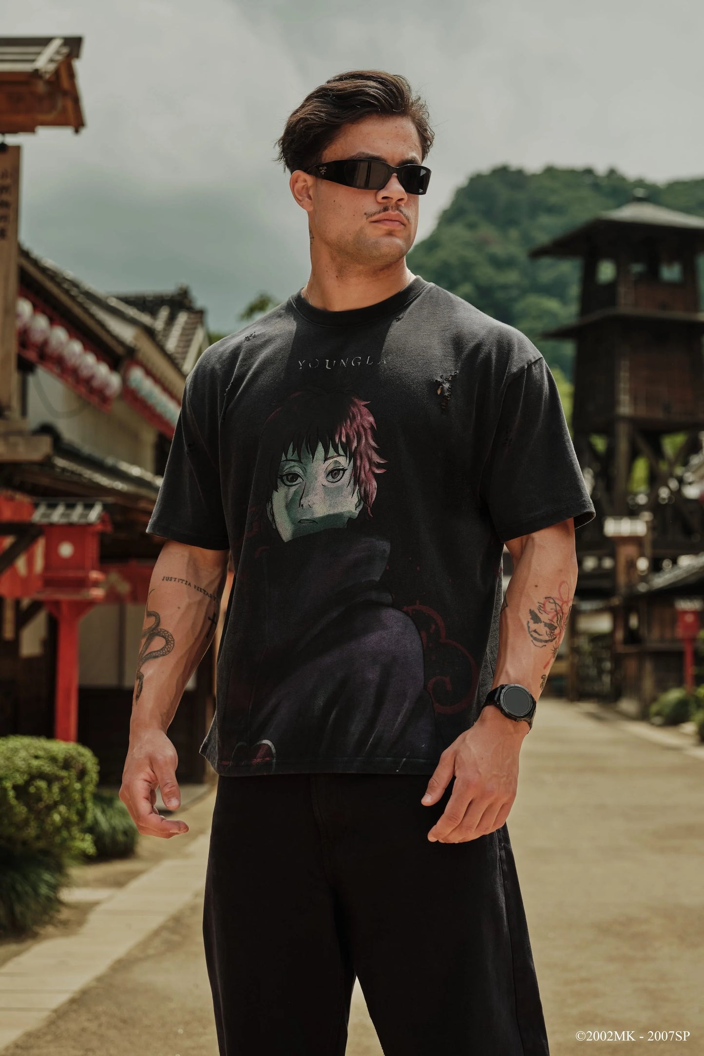 PRE-ORDEN: 4318 - Naruto Distressed Tees | Sasori