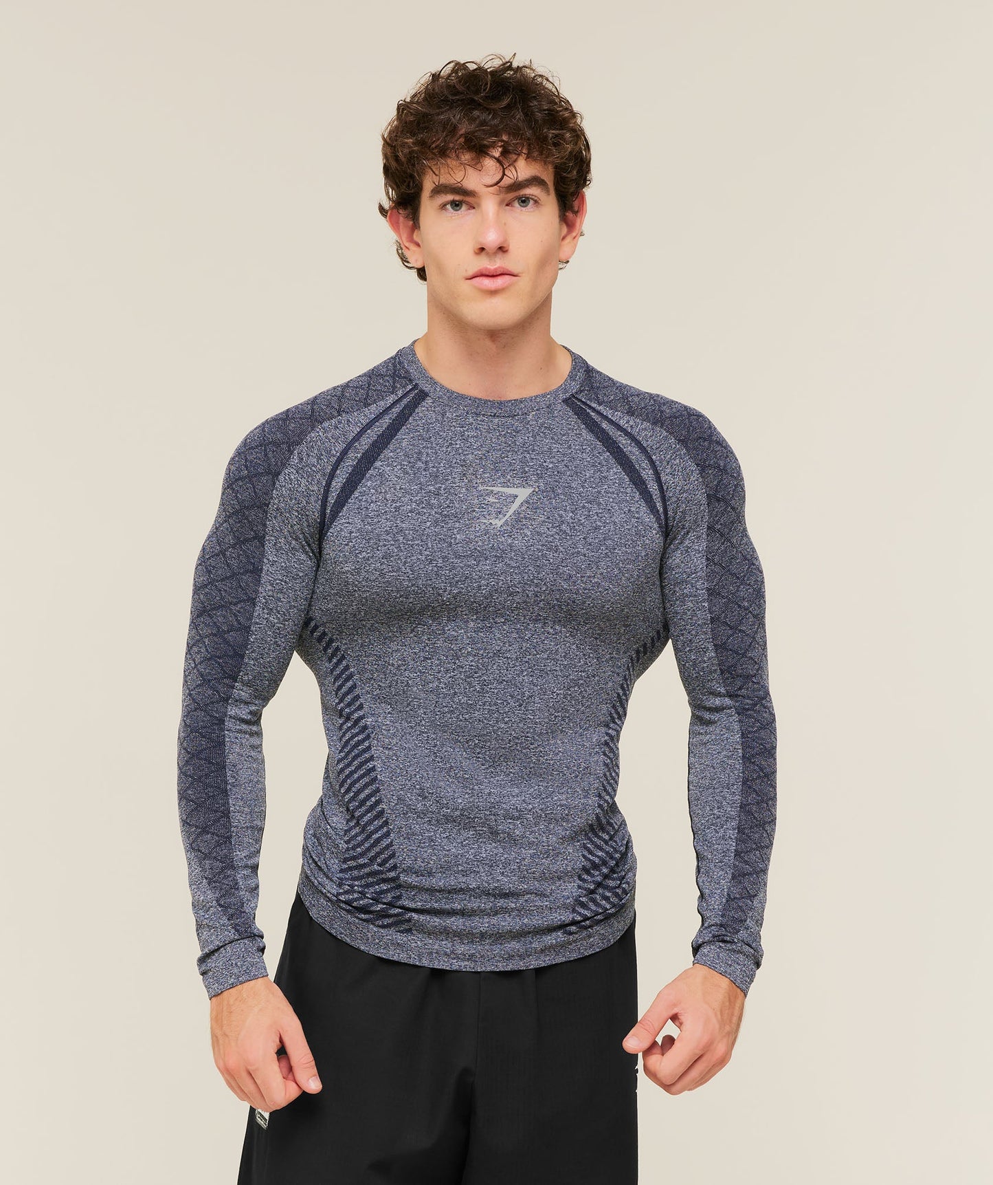 PRE-ORDEN: Devant Seamless Long Sleeve T-Shirt | Heavy Blue