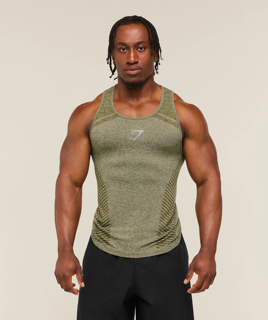 PRE-ORDEN: Devant Seamless Tank | Canvas Green