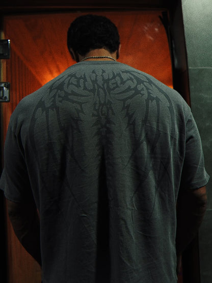 4234 - Backbone Tees -  Teal Wash
