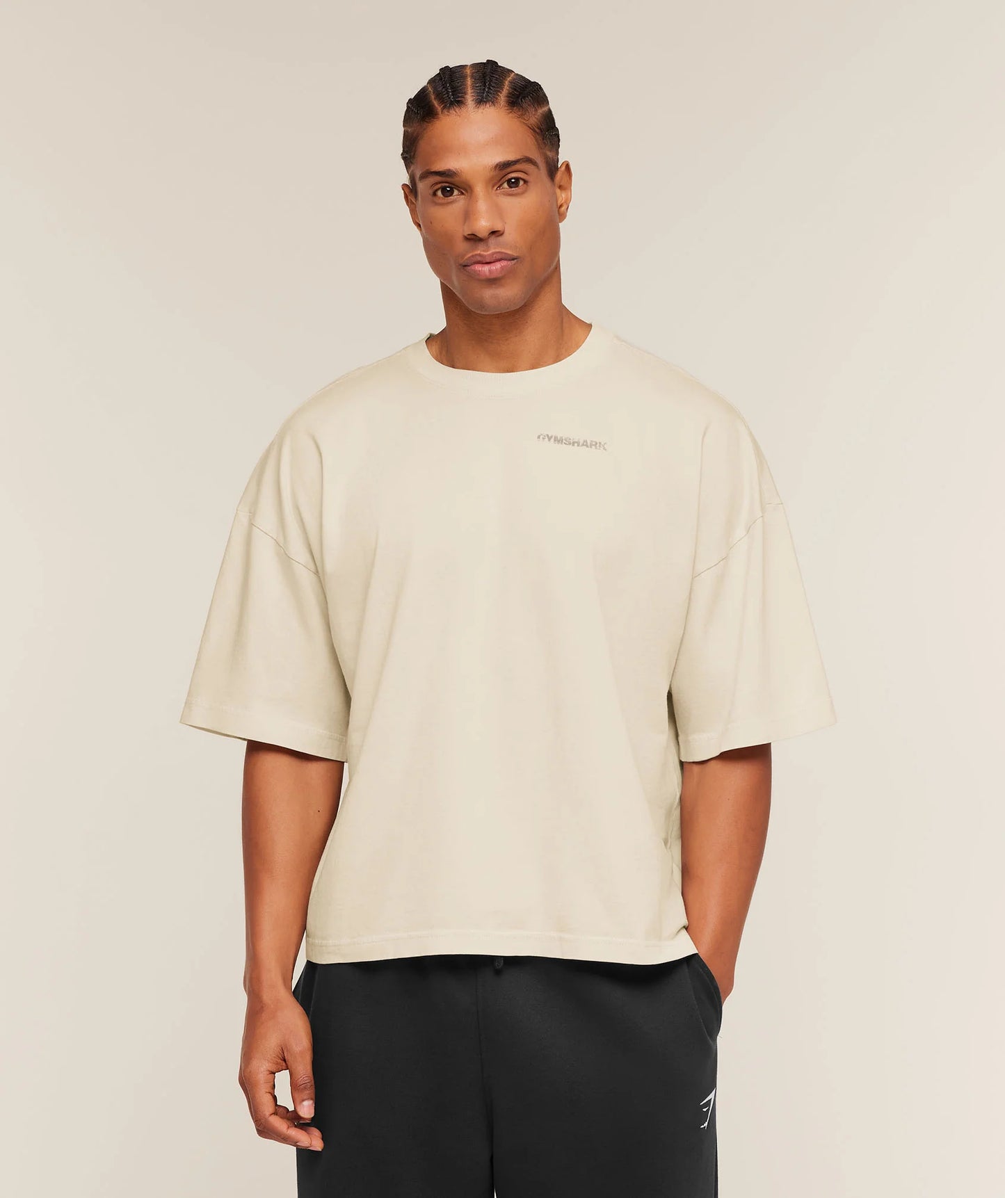 Accent Boxy T-Shirt | Tinted White