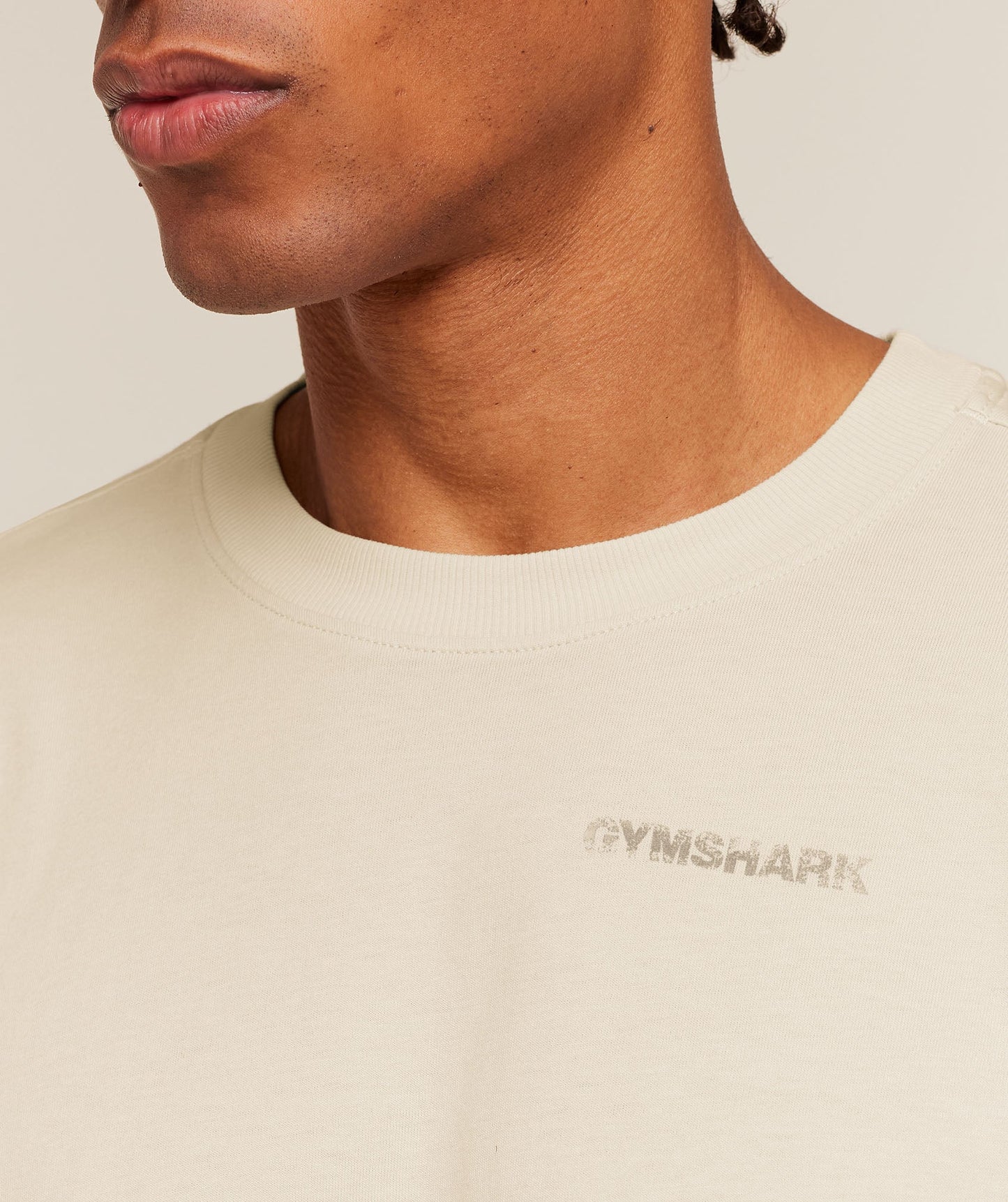 Accent Boxy T-Shirt | Tinted White
