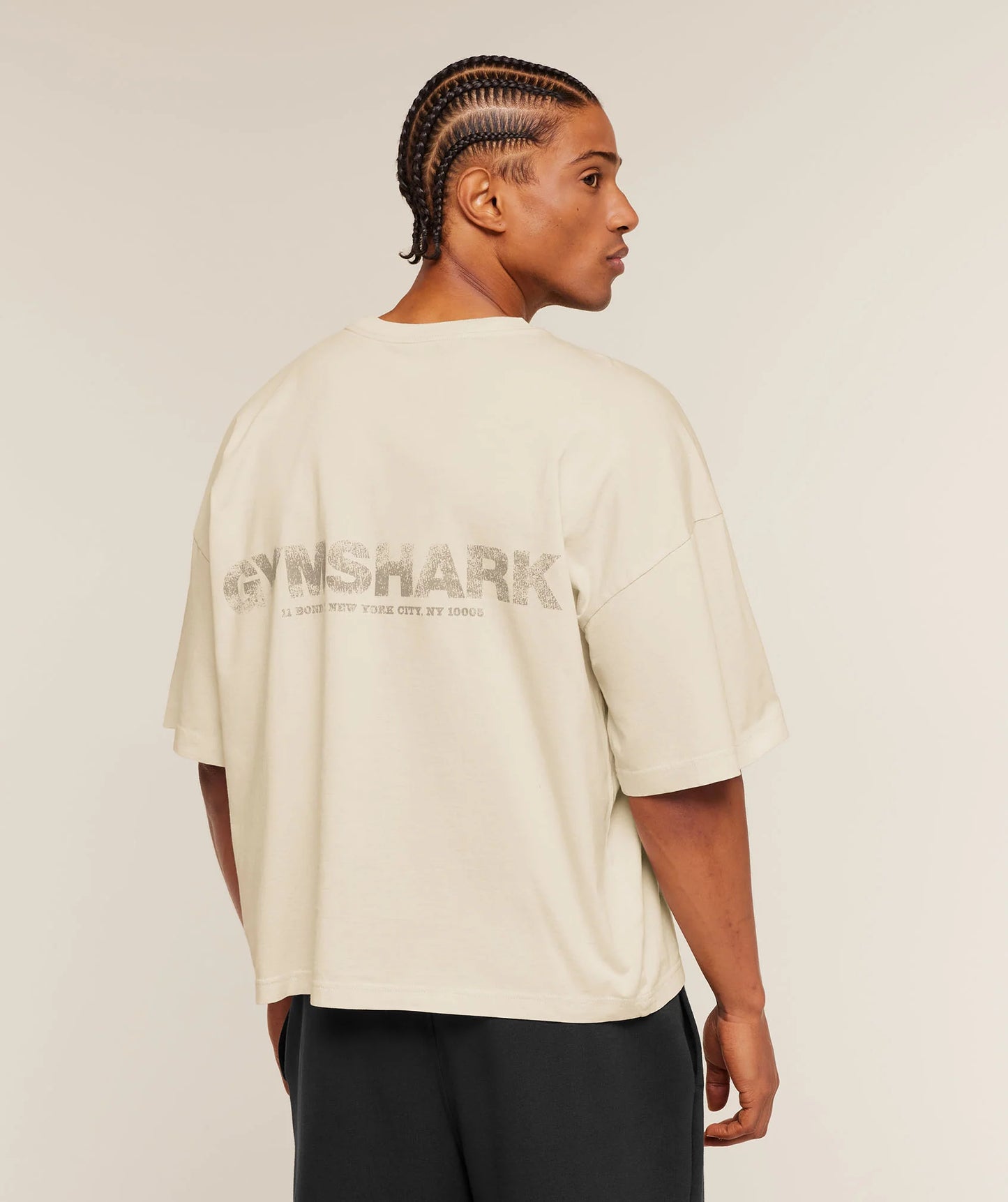 Accent Boxy T-Shirt | Tinted White