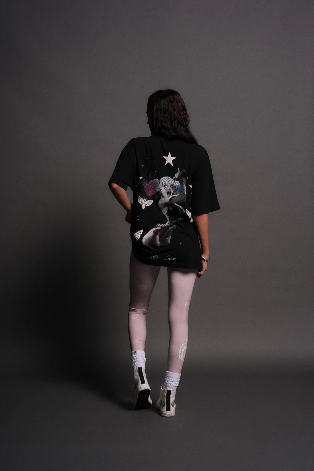 She's a Star Harly Queen Unisex "Premium" Oversized Tee in Black