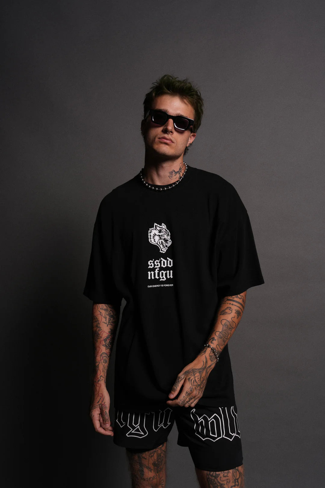 Them (Harley/Joker) Premium" Oversized Tee in Black