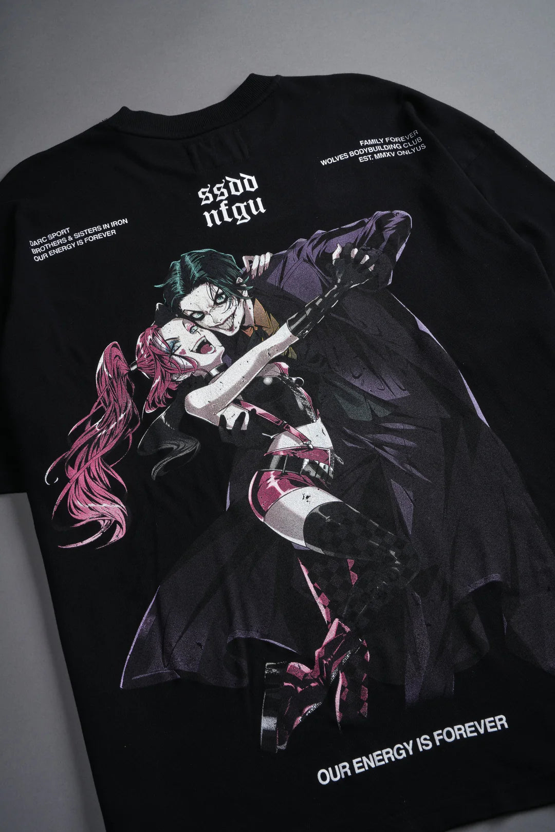 Them (Harley/Joker) Premium" Oversized Tee in Black