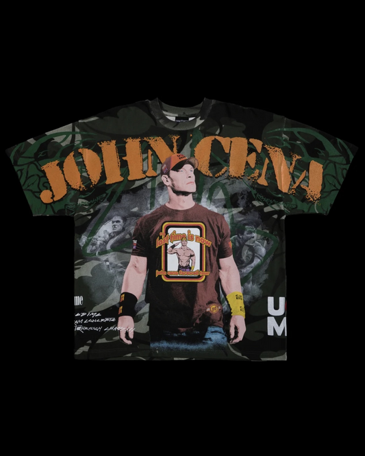 The Last Time Is Now American Classic Oversized Tee in Camo
