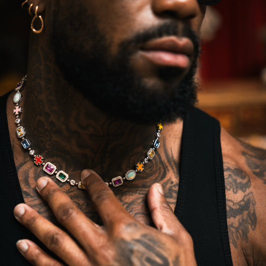 The Royal Gemstone Necklace - RG109 (Collar)