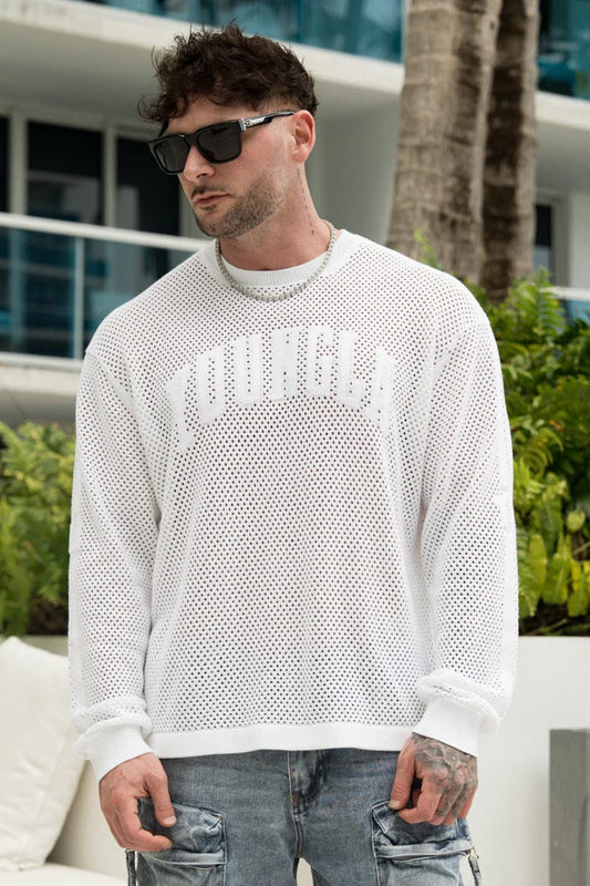 8016 - 99 Knit Long Sleeves - Blanca - Última pieza en S