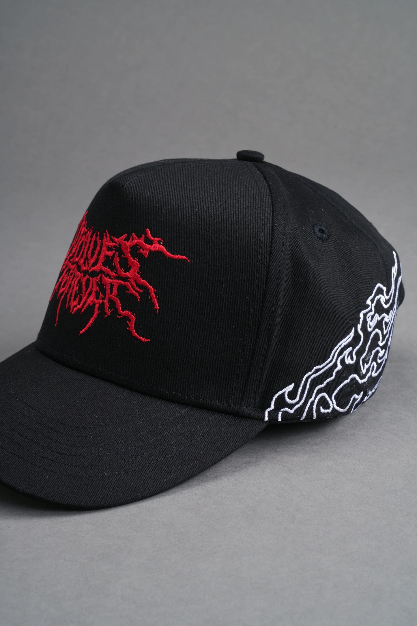 DS - Forged From Iron 5 Panel Hat in Black