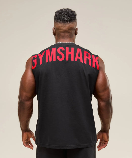 GS - Power Cut Off Tank | Black/Red