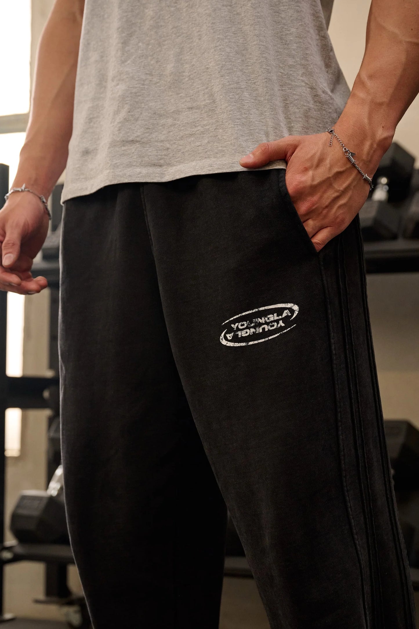 2121 - Raw Pipe Sweats | Black Wash