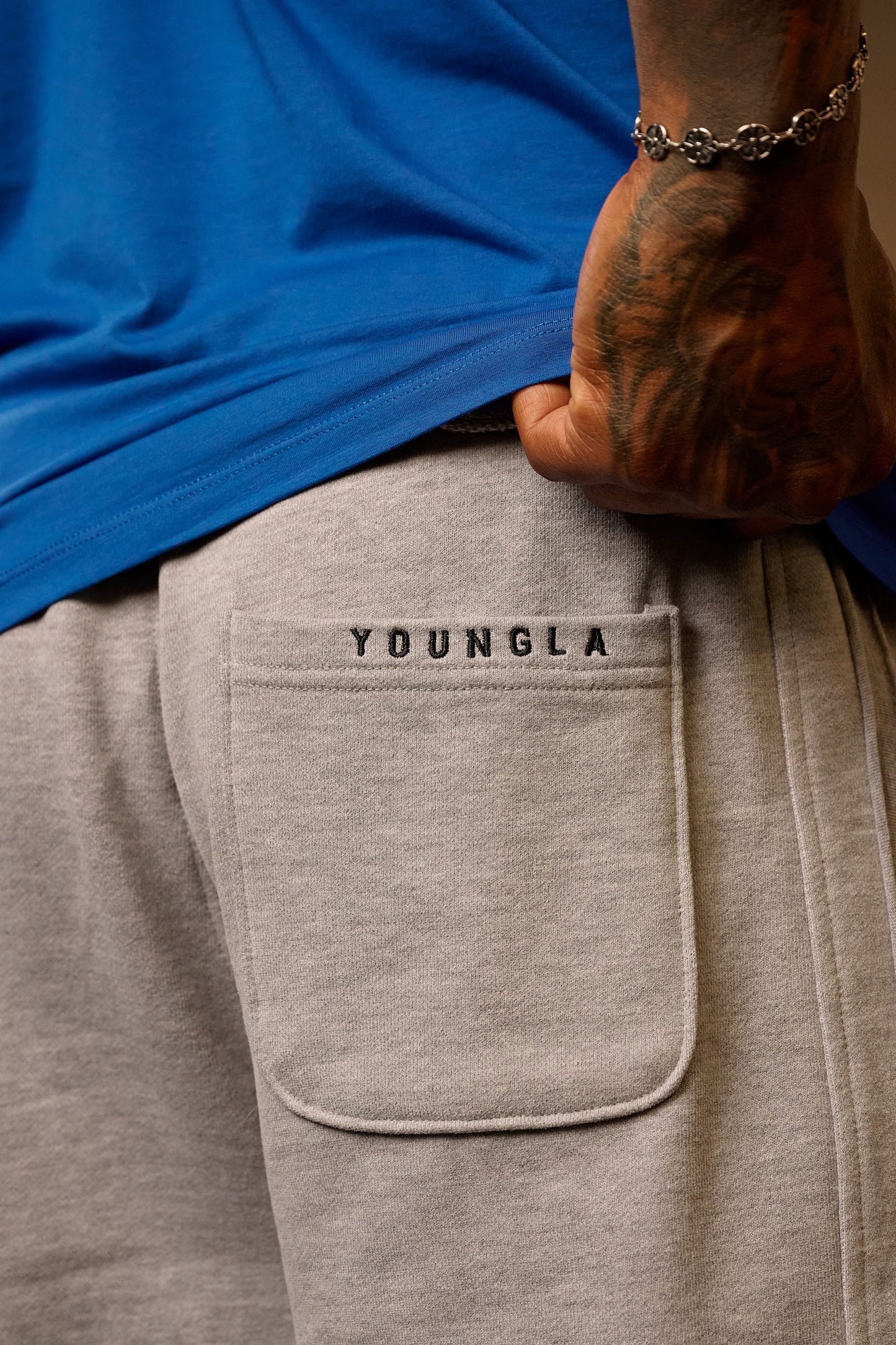 2121 - Raw Pipe Sweats | Heather Grey