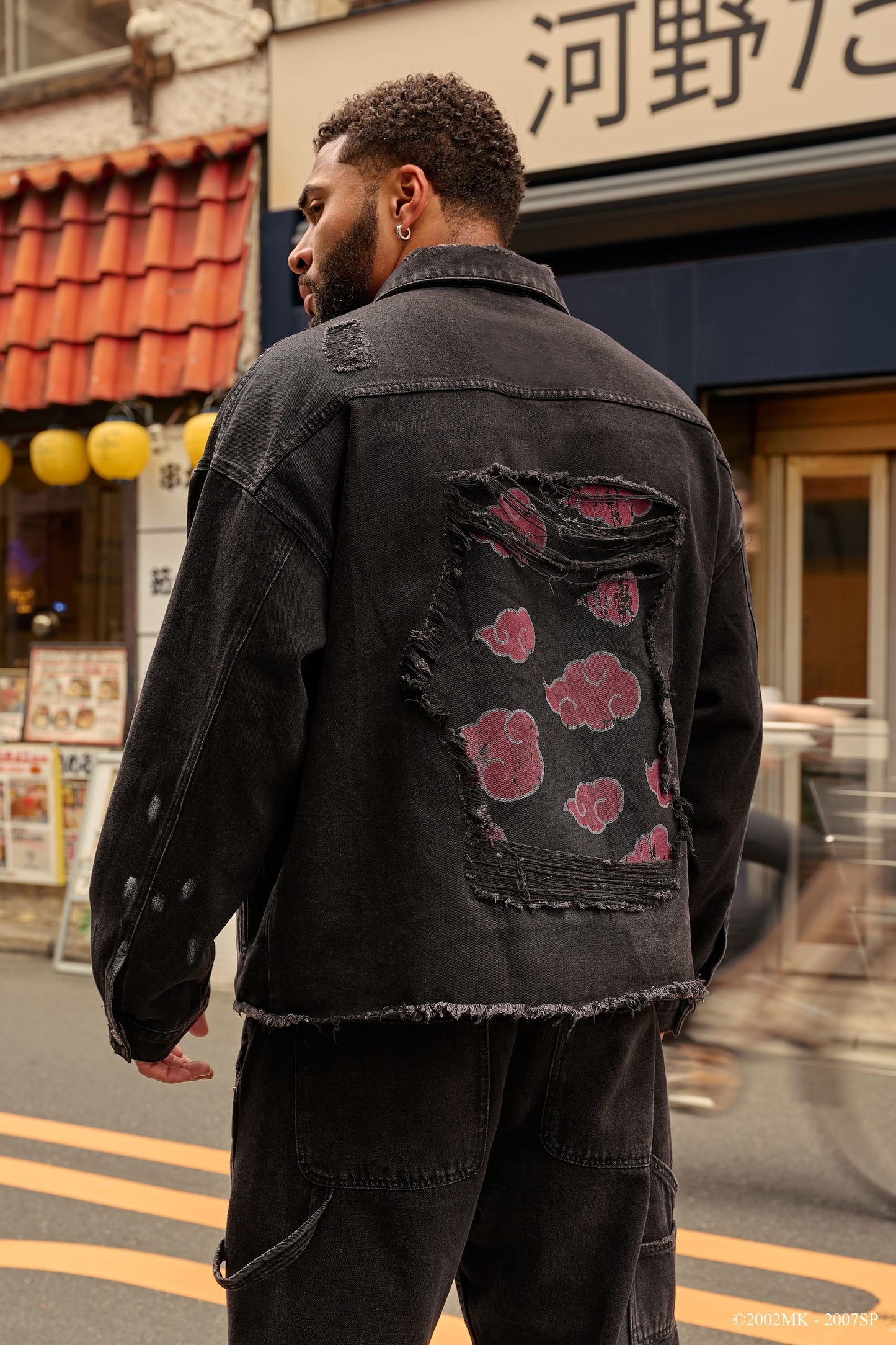PRE-ORDEN: 5133 - Naruto Distressed Denim Jackets | Akatsuki