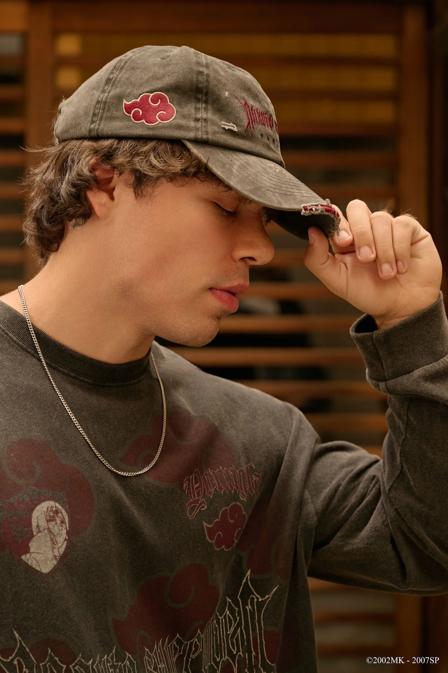 PRE-ORDEN: 9137 - Naruto Washed Dad Hat | Akatsuki Red