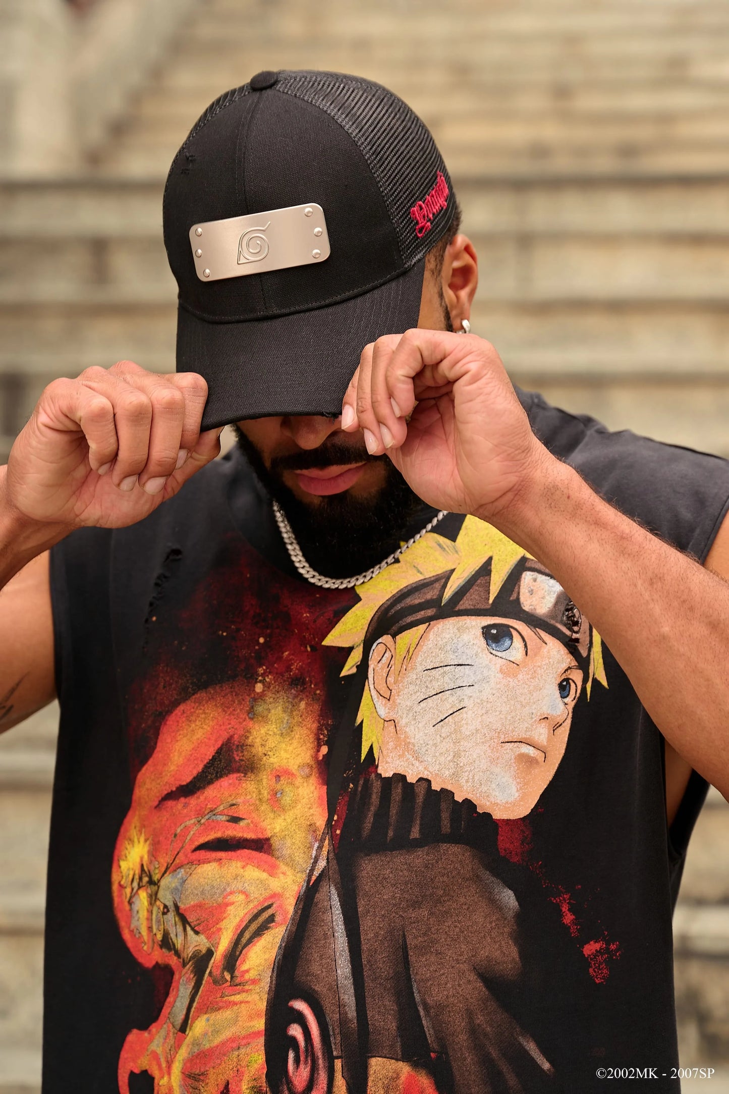 PRE-ORDEN: 9049 - Naruto Forehead Protector Hats | Black
