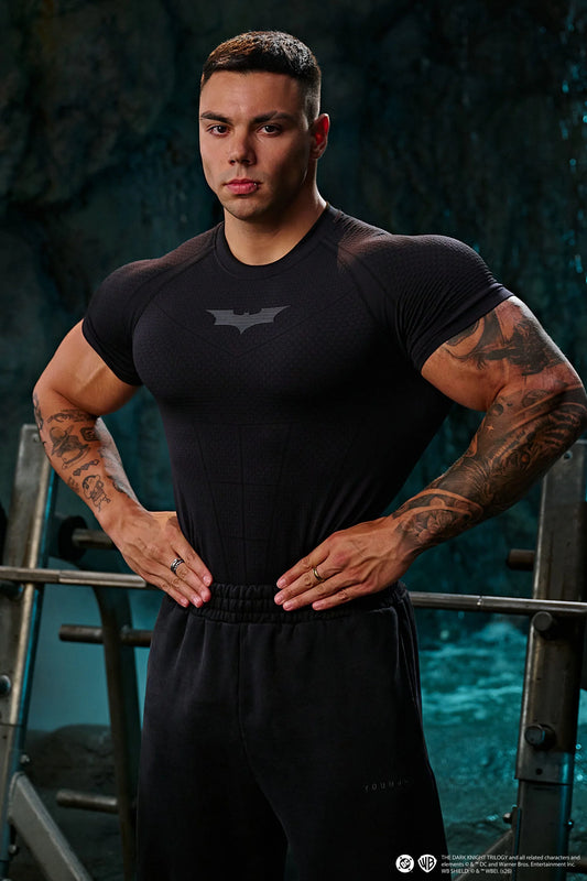4259 - Batman Manga Corta | All Black
