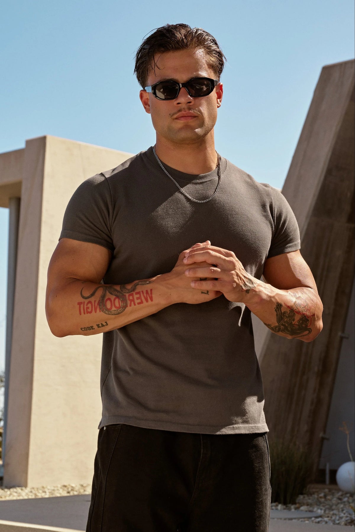 PRE-ORDEN: 4309 - Muscle Tees | Charcoal