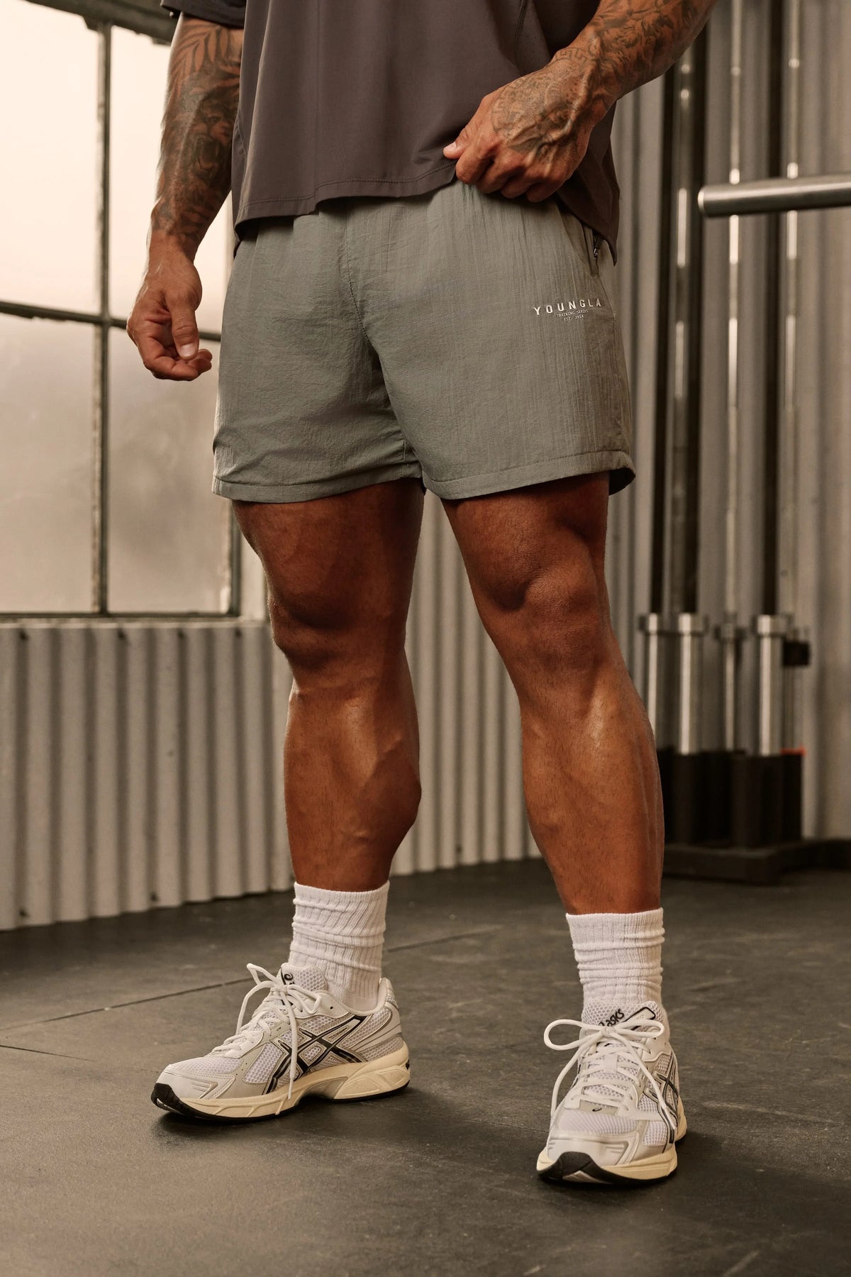 PRE-ORDEN: 1072 - Training Series Washed Shorts | Black Wash