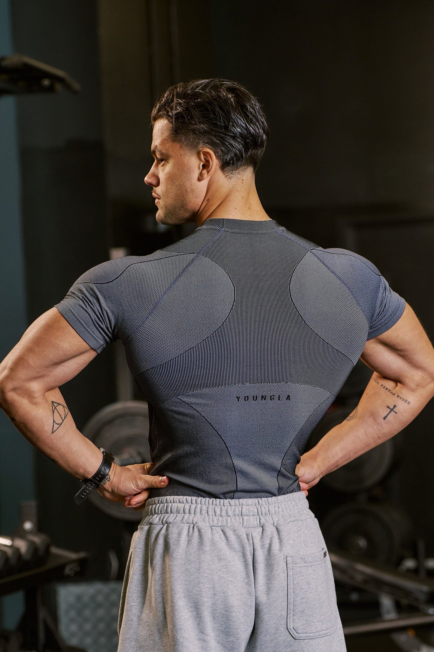 4339 - Forme Compression Tees | Grey