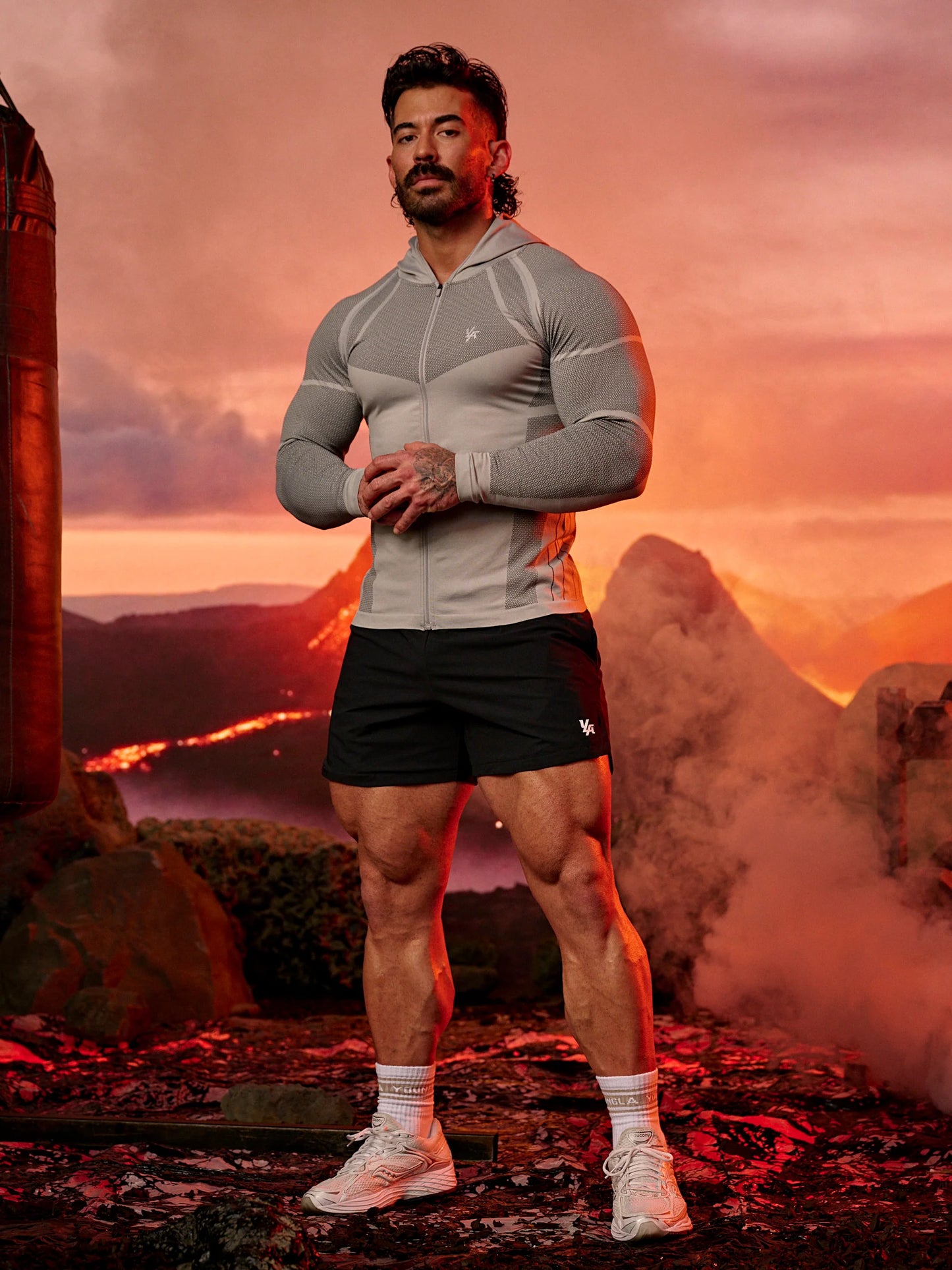 8061 - Apex Compression Zip-Ups | Grey