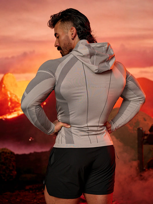 8061 - Apex Compression Zip-Ups | Grey