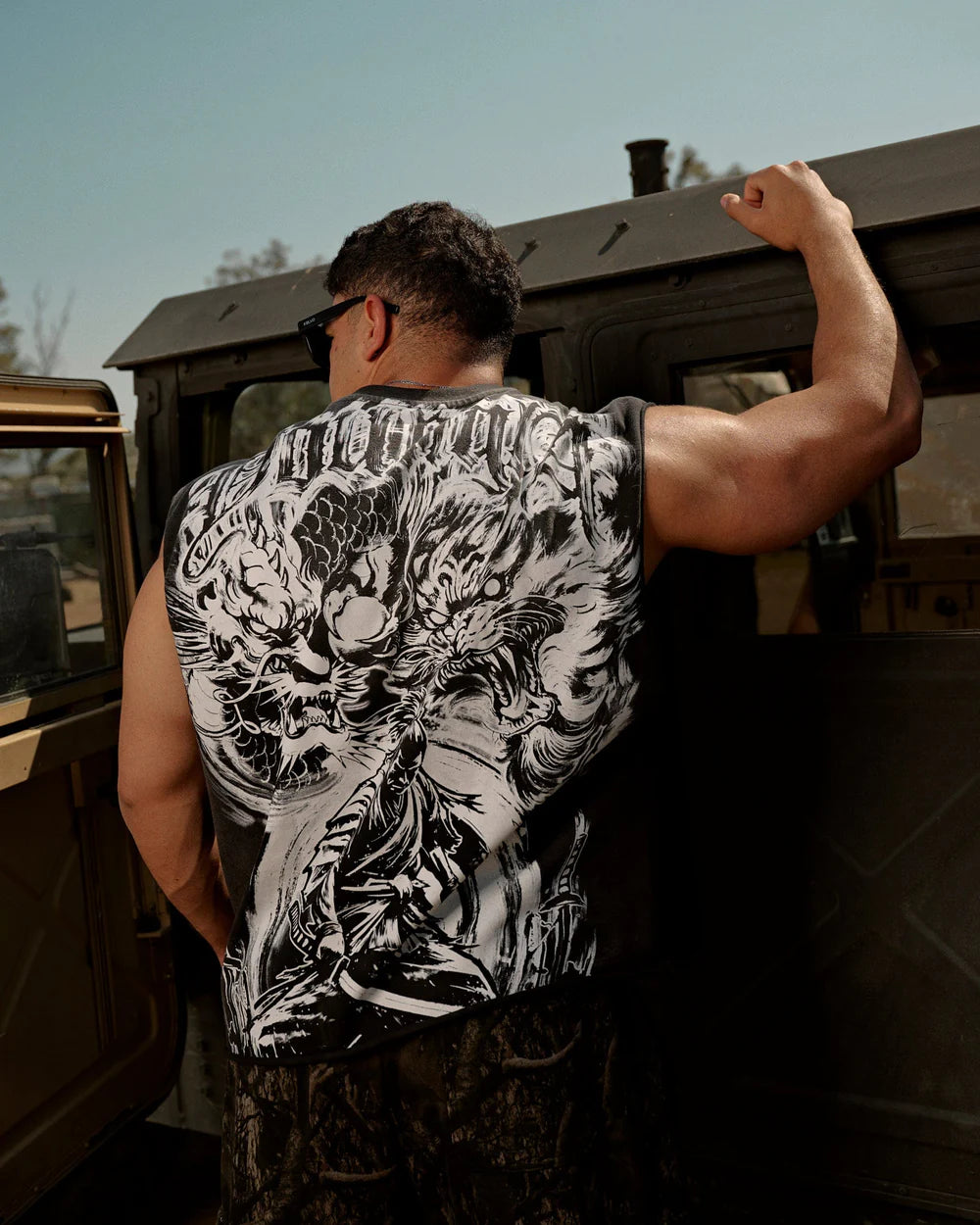 3061 - Samurai Cut-Offs | Mythic Warrior - Última pieza en XL