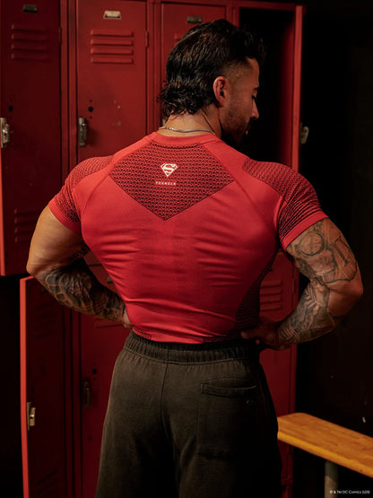 4117 - Superman Compression Tees - ROJA
