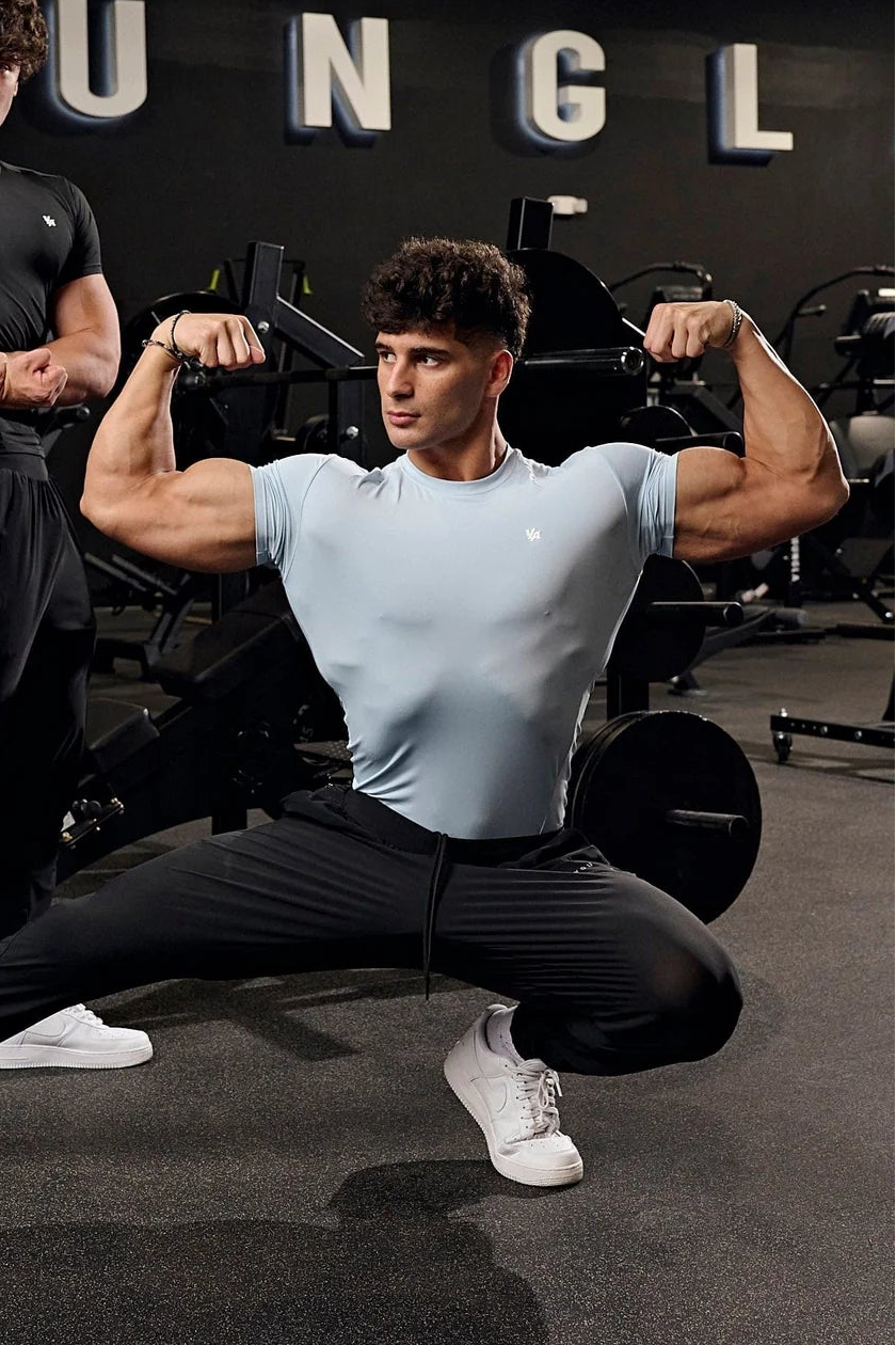476 - Stealth Compression Tees | Light Blue