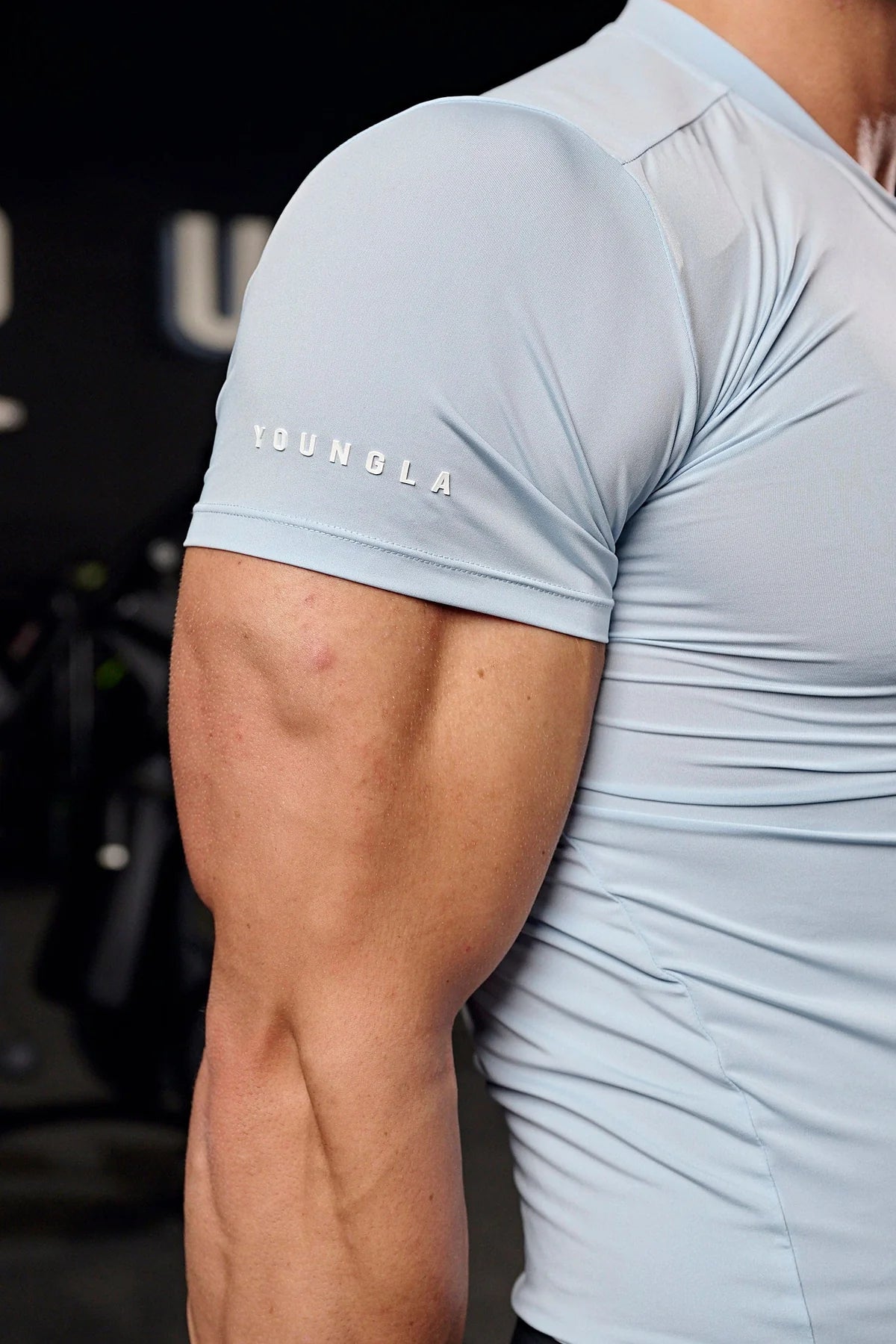 476 - Stealth Compression Tees | Light Blue