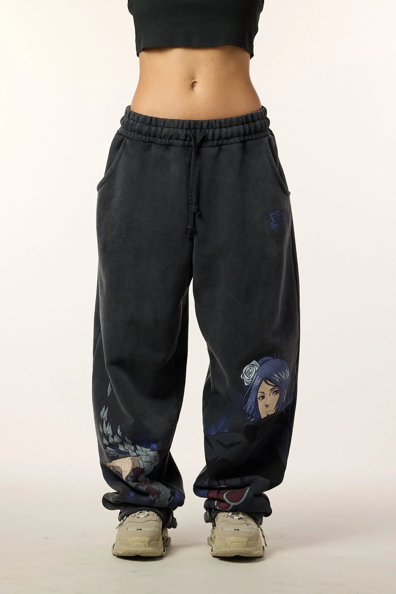 PRE-ORDEN: W2290 - Naruto Barrel Jogger | Washed Black