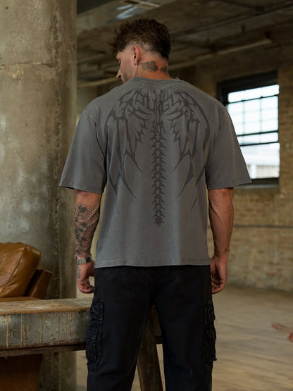 4234 - Backbone Tees -  Grey Wash