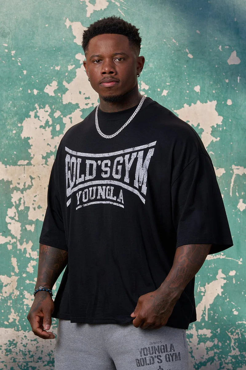 4248 - Gold's Iron Legacy Huge Tees | Black