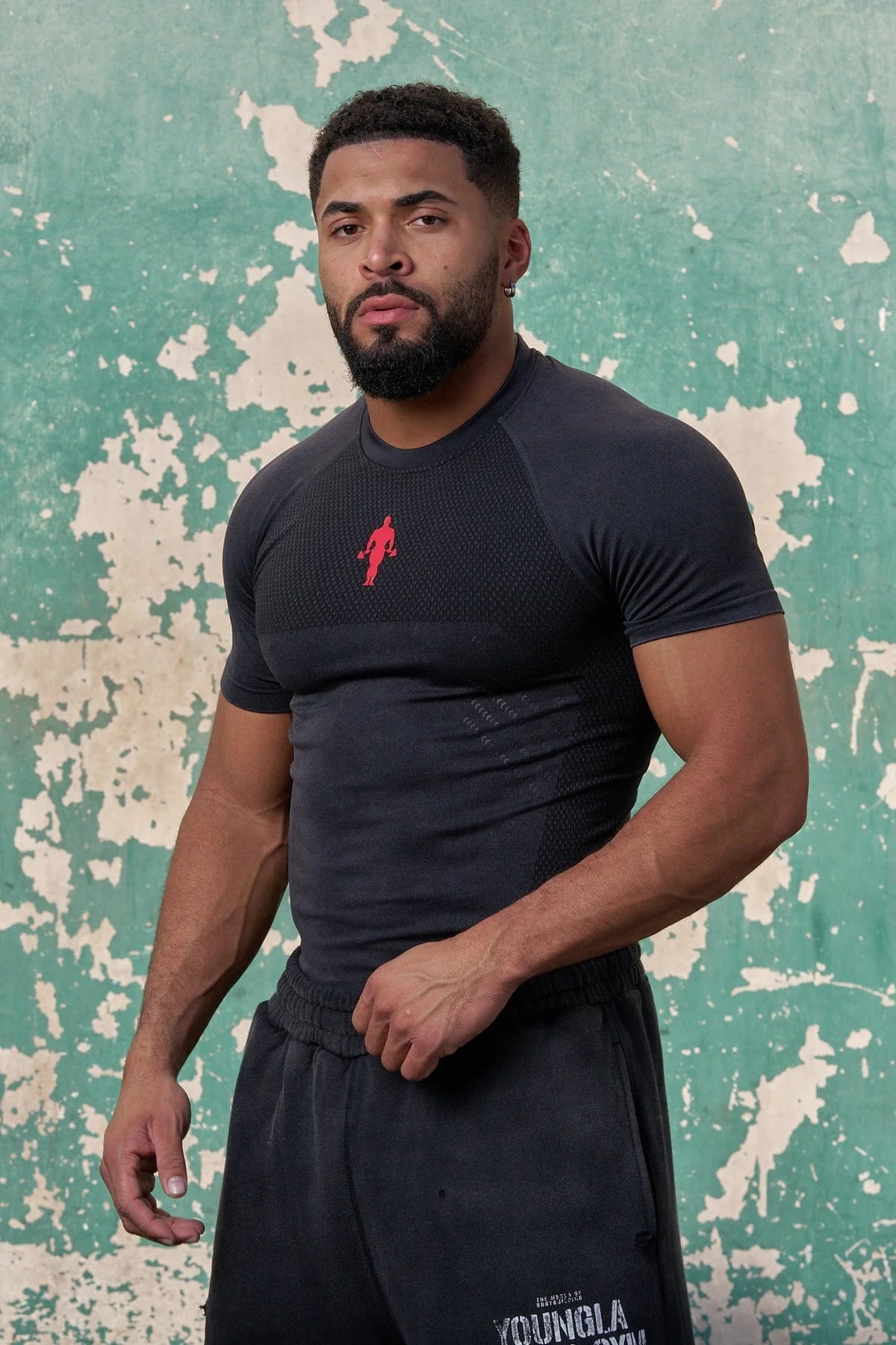 4286 - Gold's Iron Legacy Compression | Black
