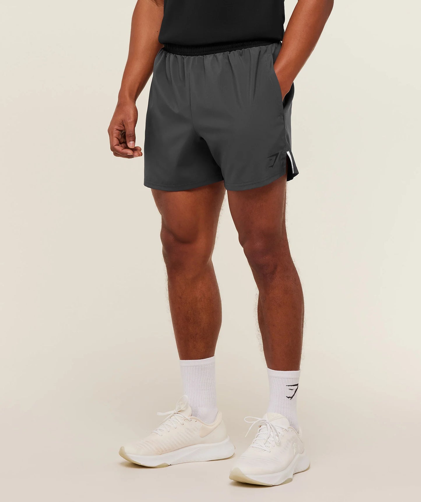 Arrival Contrast Shorts 5” | Grey/Black