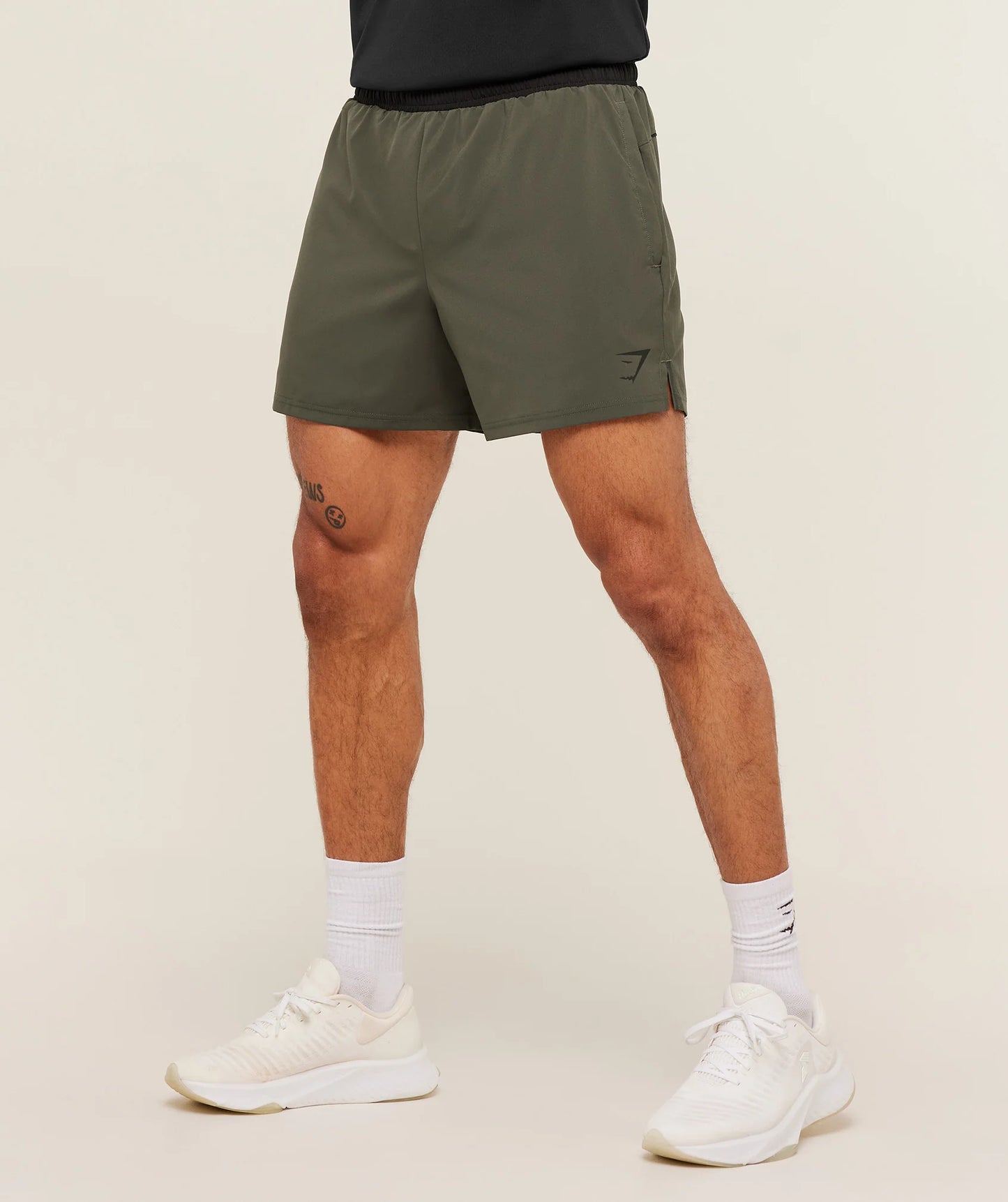 Arrival Contrast Shorts 5” | Strength Green/Black