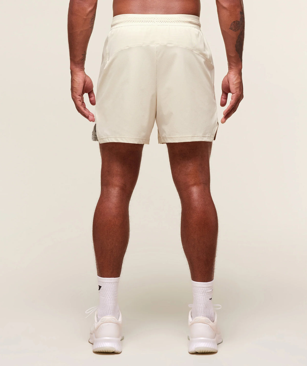 Fit Elite 5" Shorts | Oat White