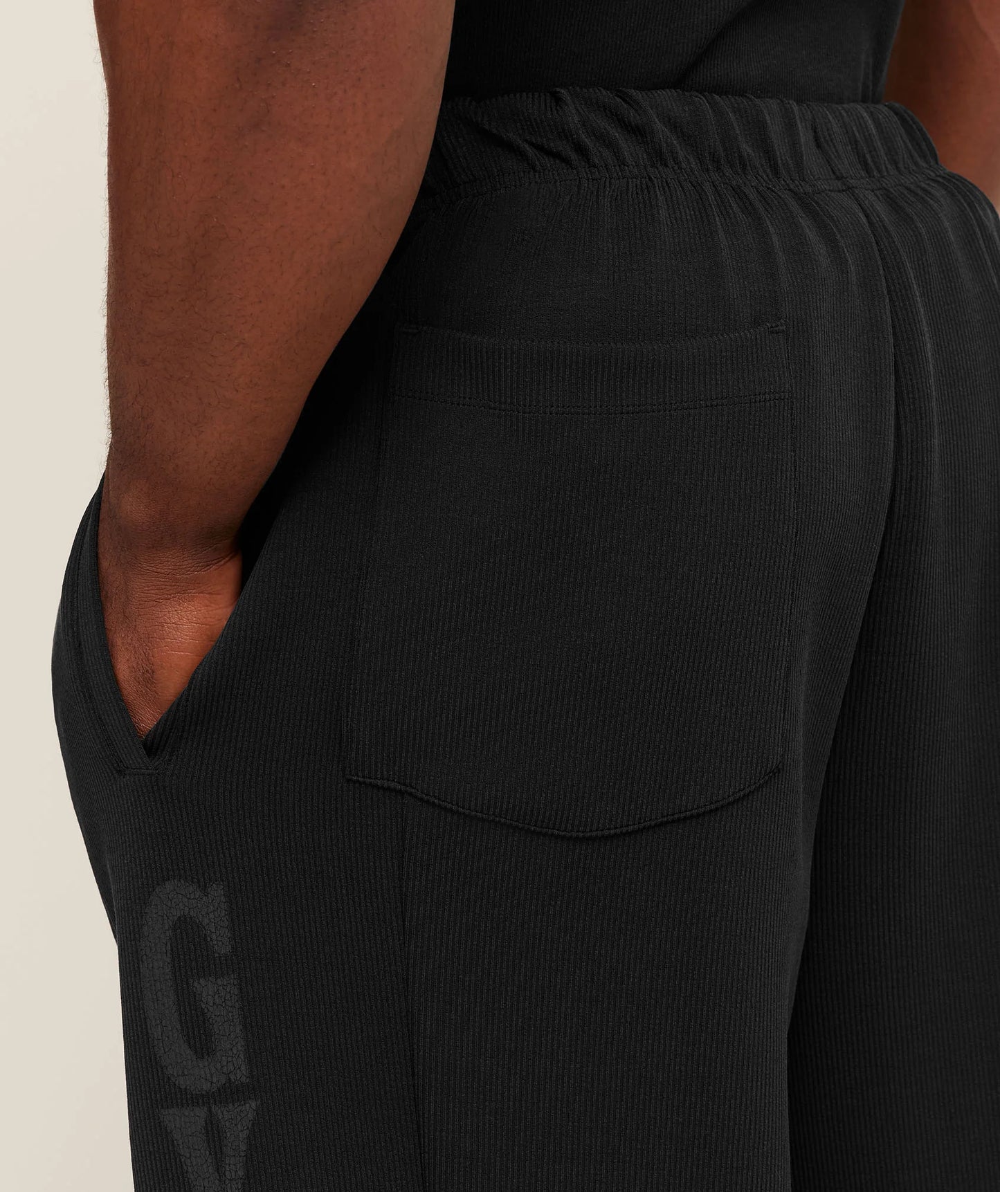 Straight Leg Tracksuit Pant | GS Black