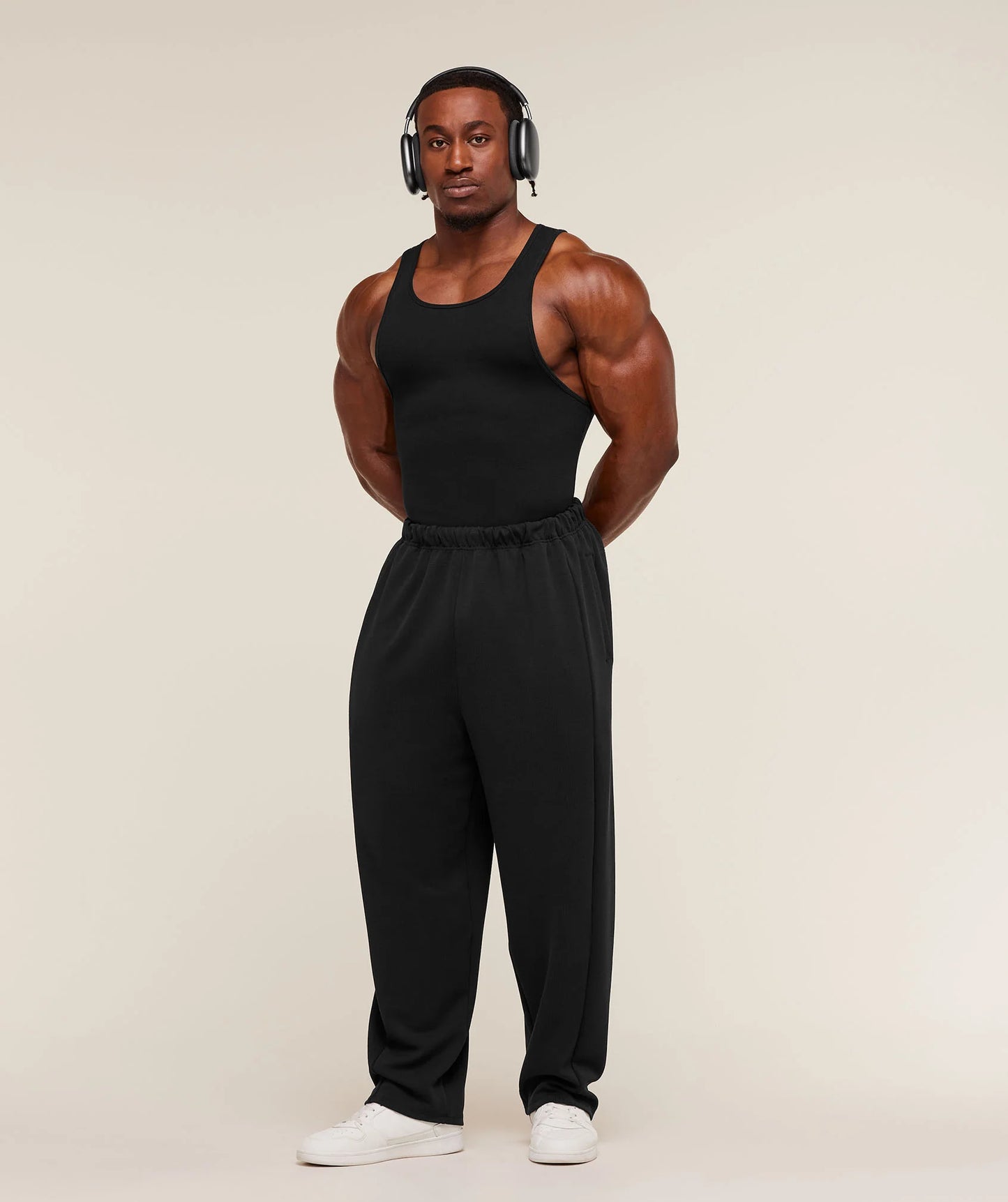 Straight Leg Tracksuit Pant | GS Black