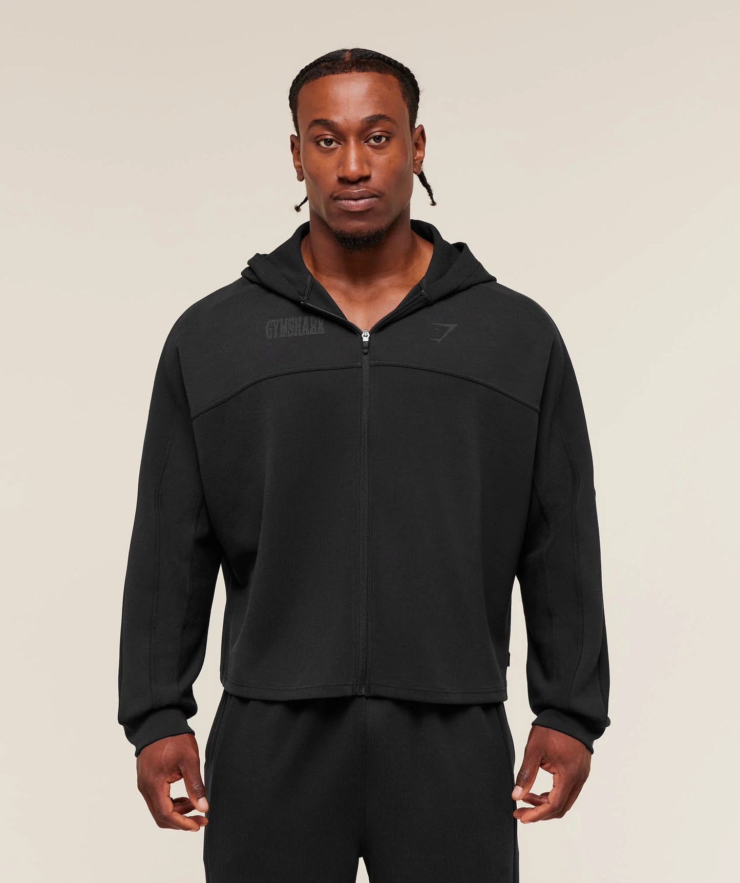 Bodybuilding Zip Up Hoodie | GS Black