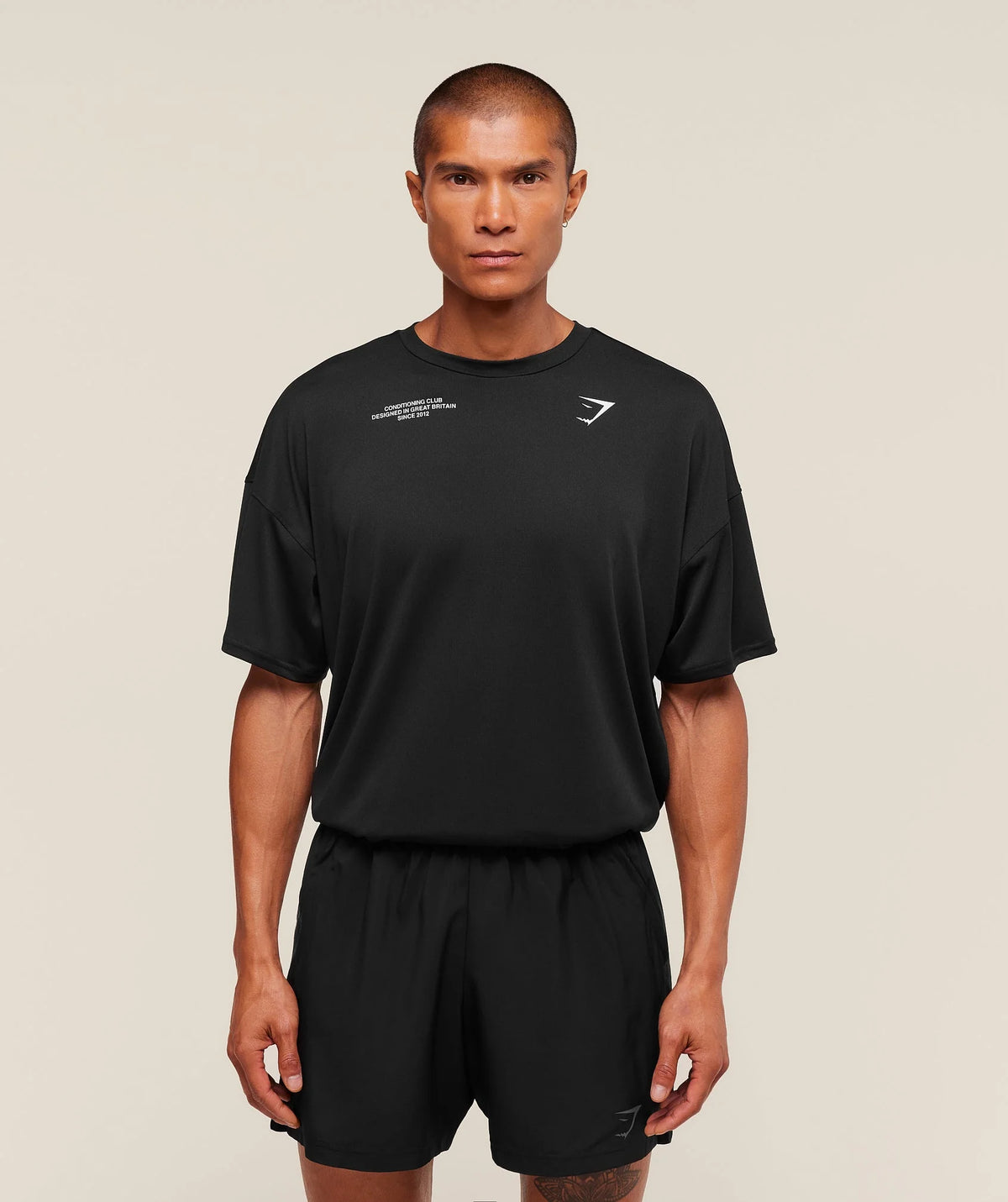 Conditioning Club Oversized T-Shirt | Black