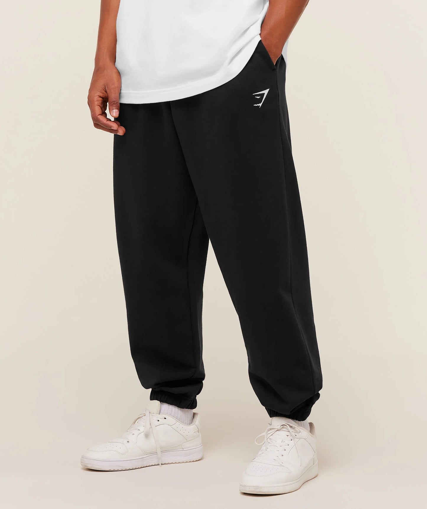 Crest Oversized Joggers | GS Black