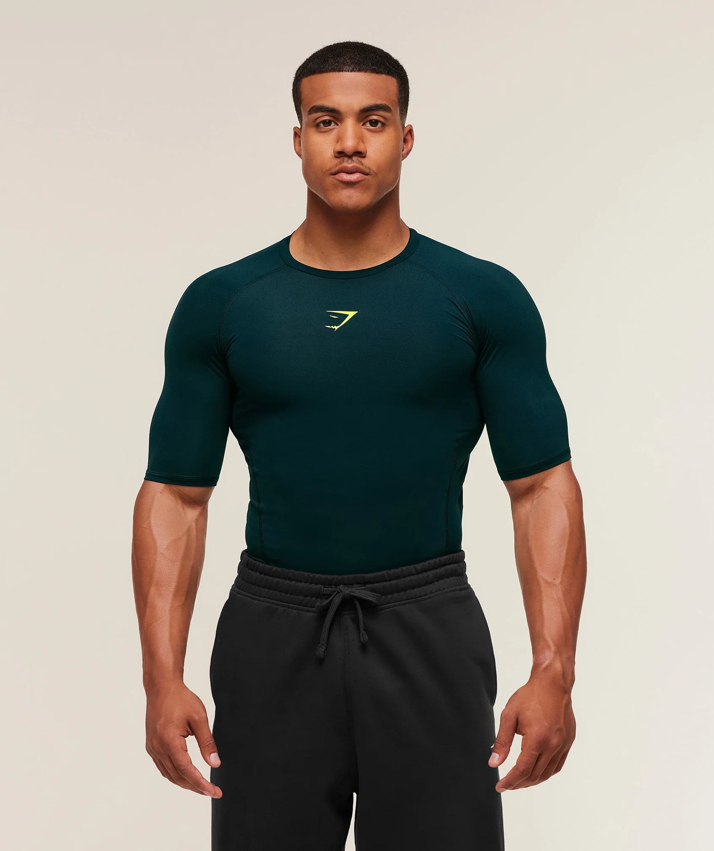Element Baselayer T-Shirt | Deep Petrol Blue/Sorbet Yellow