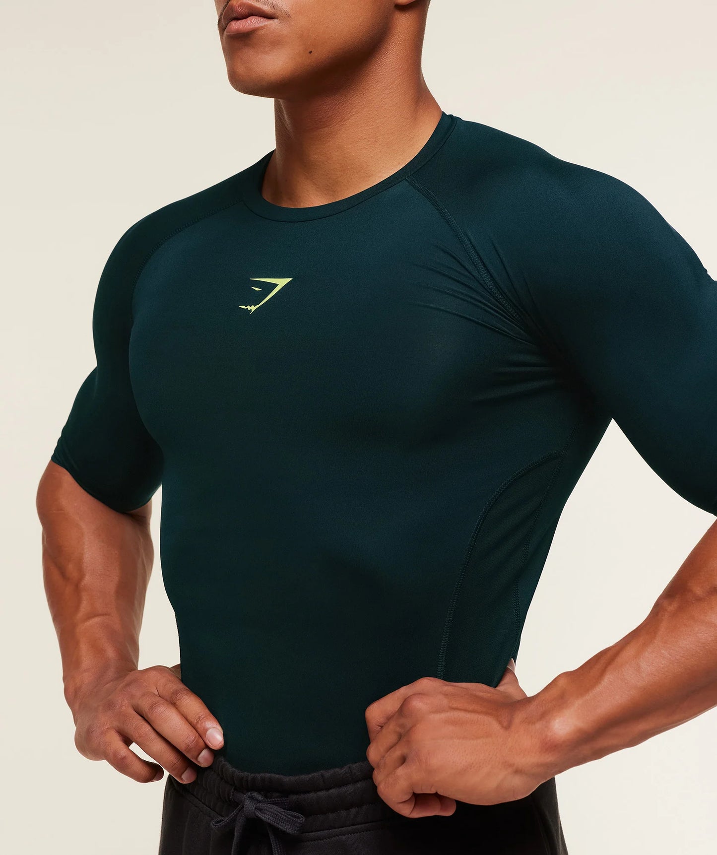 Element Baselayer T-Shirt | Deep Petrol Blue/Sorbet Yellow